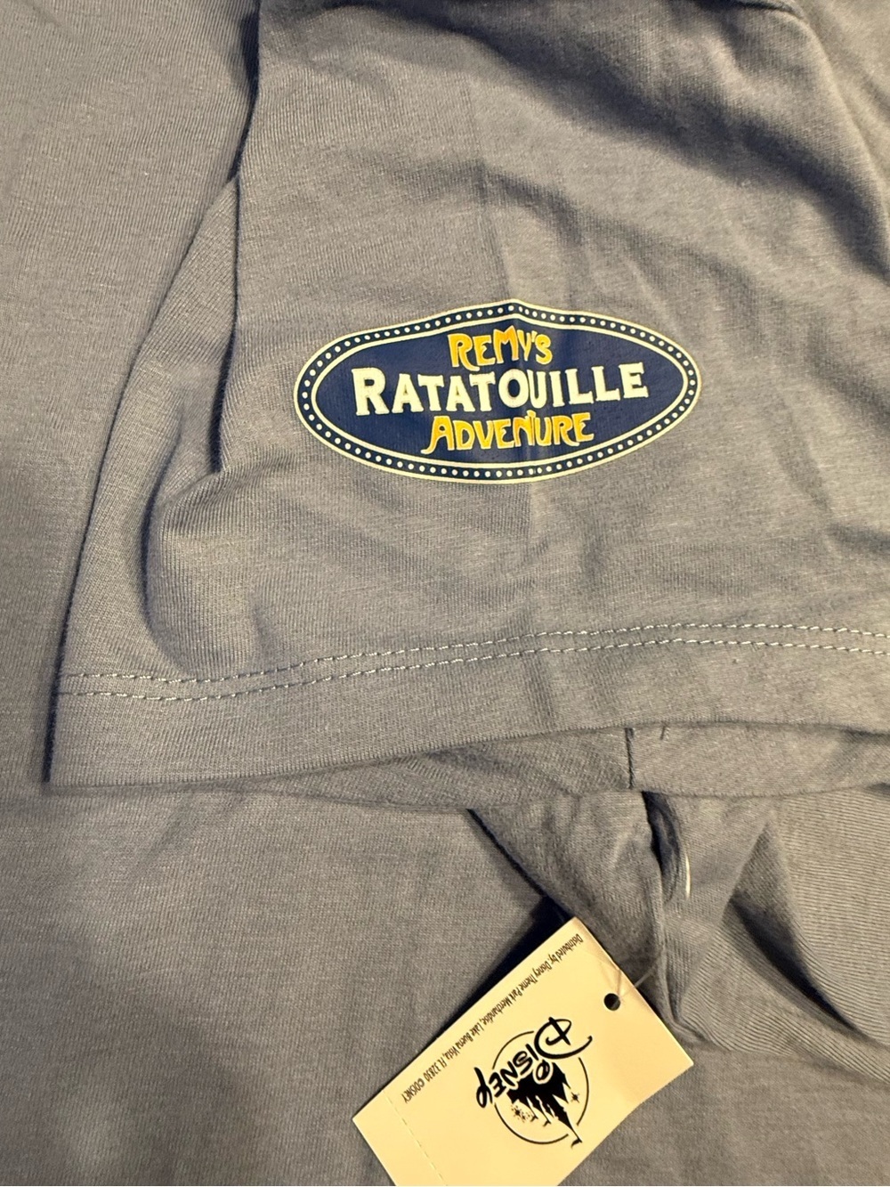 Disney’s Epcot 'Bon Appetit' Ratatouille Light Blue Graphic Tee - Size XL - NWT - Picture 3 of 5